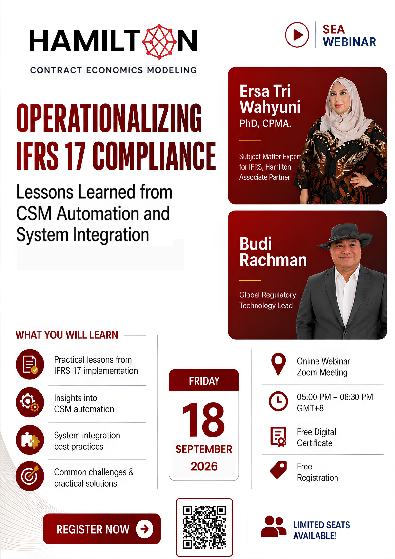 Operationalizing IFRS 17 Compliance event flyer